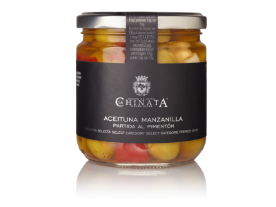 Olijven Manzanilla met partjes paprika