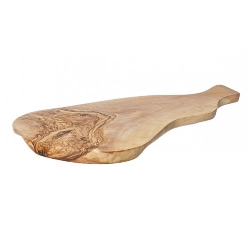 Olijfhouten tapasplank met handvat