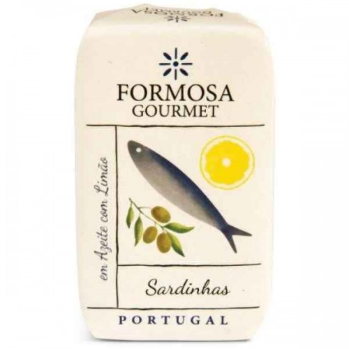 Sardines in olijfolie met citroen 110g